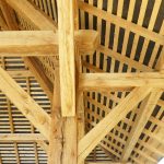 Construction d'une halle couverte ouverte